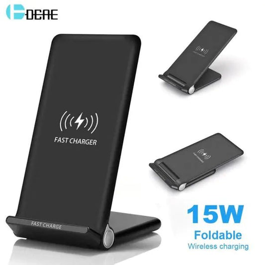 15W FAST WIRELESS CHARGER WITH STAND QUICK CHARGE - Johnbob's