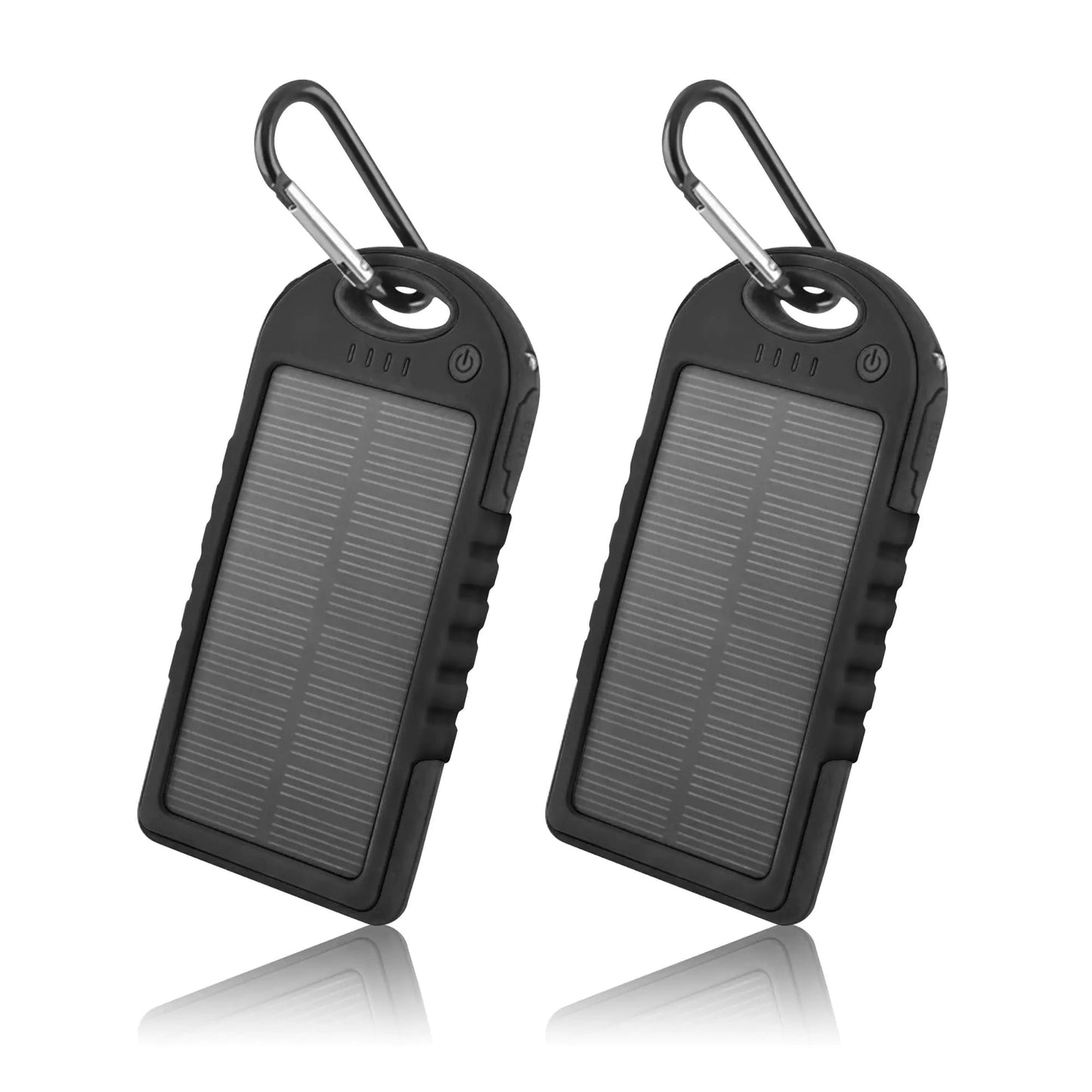 5000mAh Solar Power Bank Phone Charger (2 - Pack) - Johnbob's