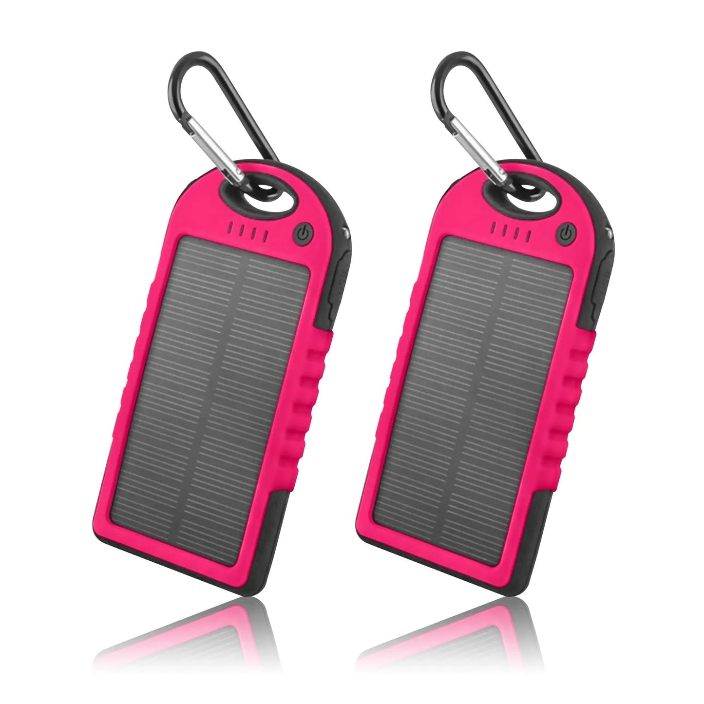 5000mAh Solar Power Bank Phone Charger (2 - Pack) - Johnbob's