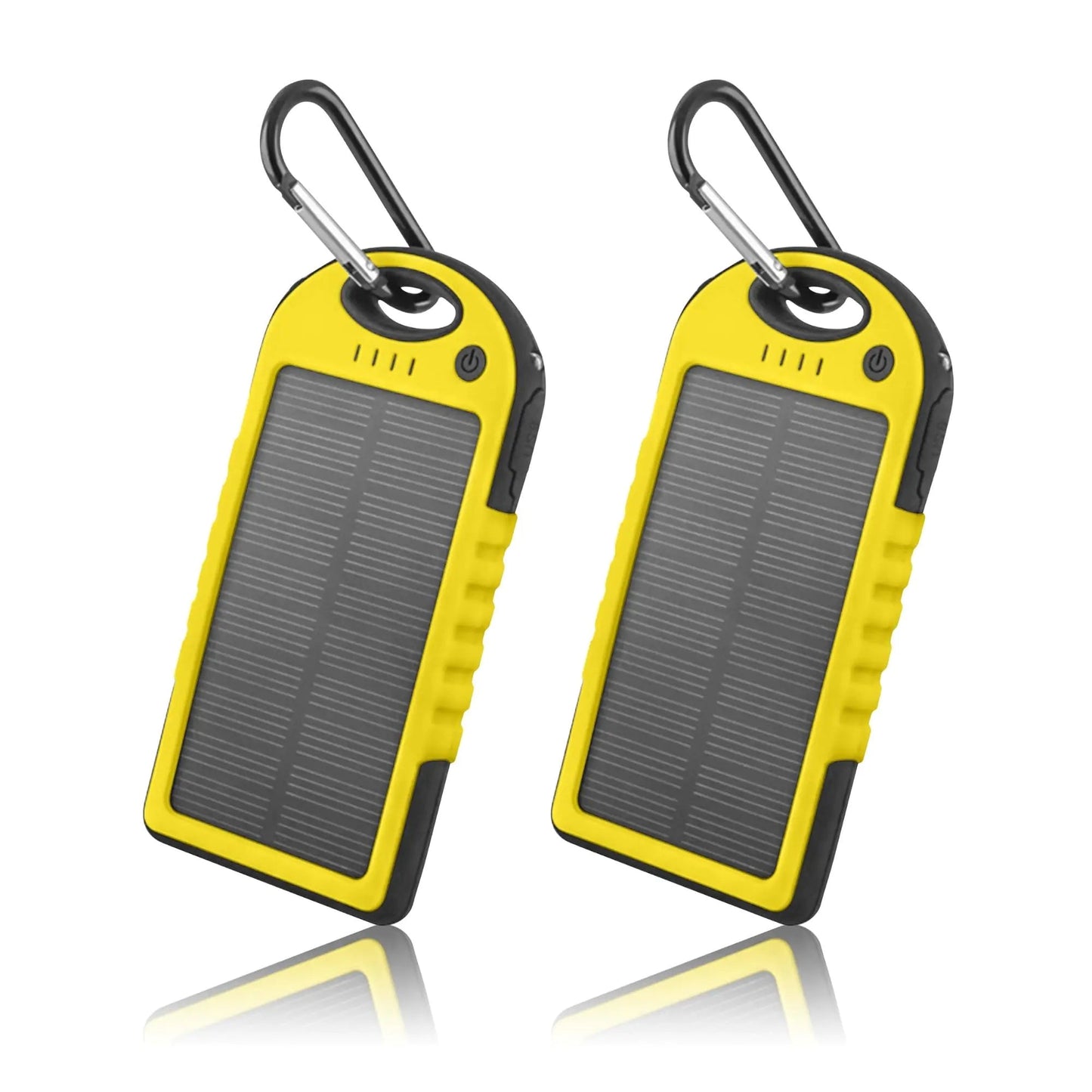 5000mAh Solar Power Bank Phone Charger (2 - Pack) - Johnbob's