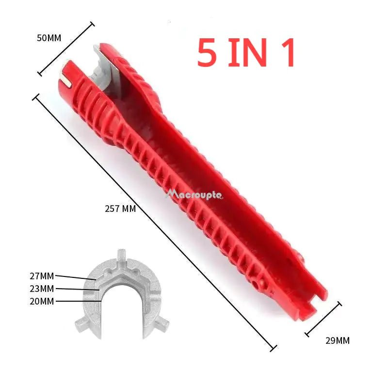 8 - in - 1 or 5 - in - 1 Flume Wrench Sink Faucet Plumbing Tools - Johnbob's