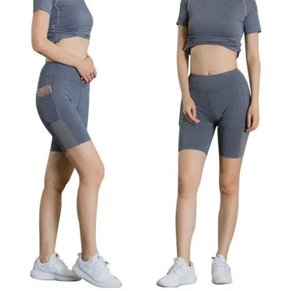 All Seasons Yoga Shorts Stretchable With Phone Pocket - Johnbob's