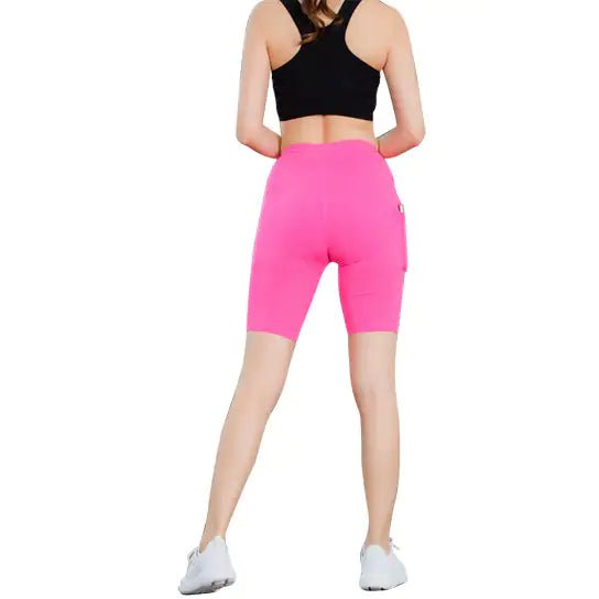 All Seasons Yoga Shorts Stretchable With Phone Pocket - Johnbob's