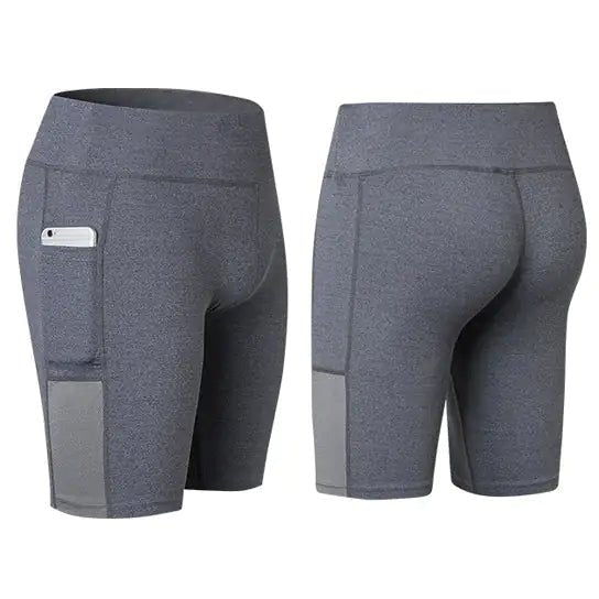 All Seasons Yoga Shorts Stretchable With Phone Pocket - Johnbob's