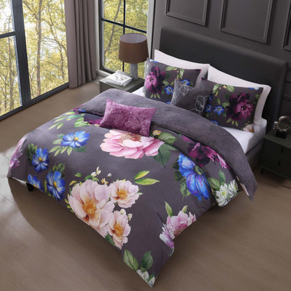 Bebejan Elegant Blossoms 5 Piece Reversible Comforter Set - Johnbob's General Store