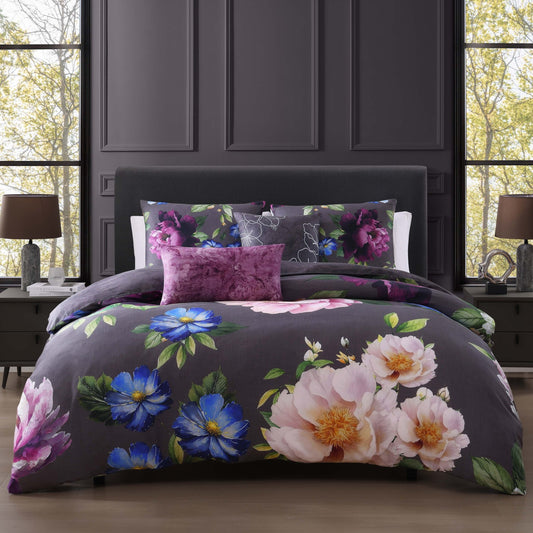 Bebejan Elegant Blossoms 5 Piece Reversible Comforter Set - Johnbob's General Store