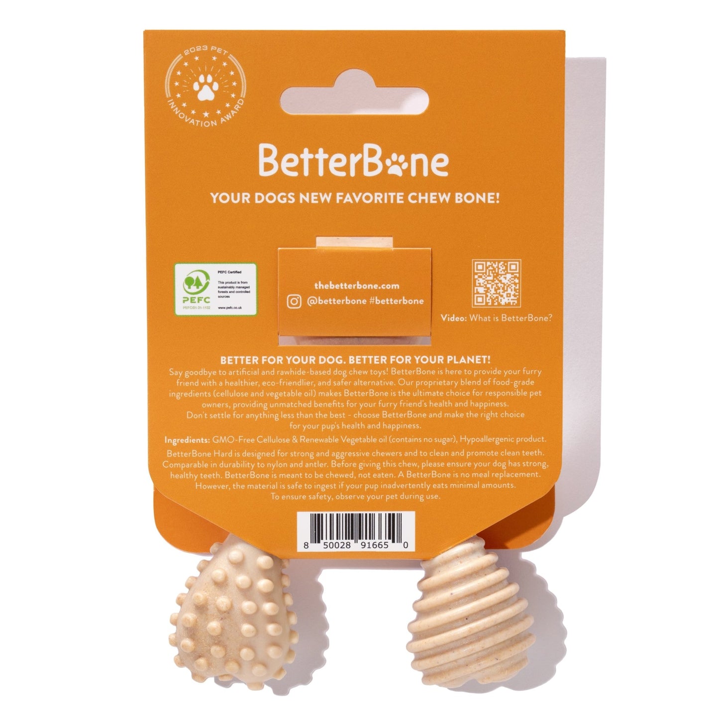 BetterBone HARD CHEW TOY: The natural, eco - friendly, and ultra - durable chew for the toughest chewers! - Johnbob's General Store