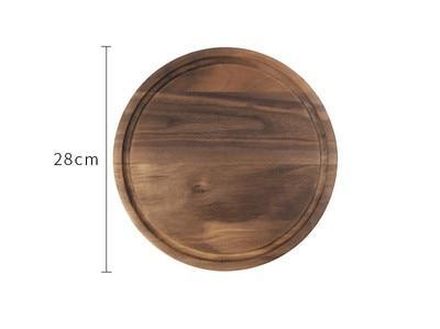 Black Walnut Wood Cutting Board Creative Whole Tray Fruit Chopping Cutting Board Wood Chopping Blocks For Kitchen - Johnbob's General Store, LLC