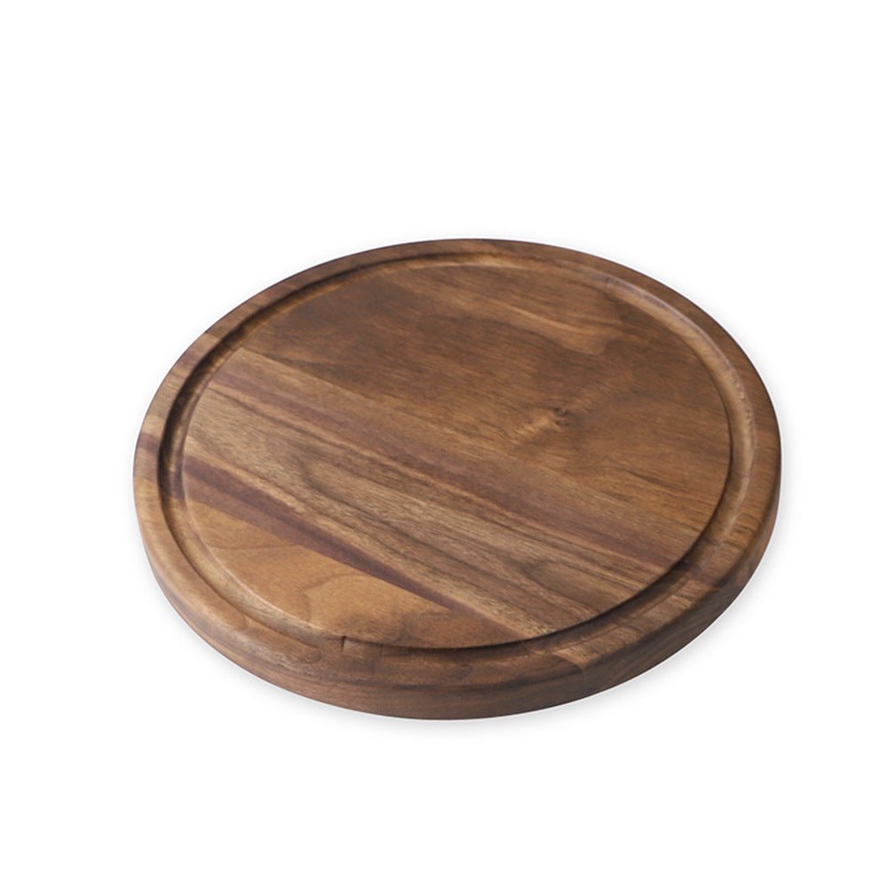 Black Walnut Wood Cutting Board Creative Whole Tray Fruit Chopping Cutting Board Wood Chopping Blocks For Kitchen - Johnbob's General Store, LLC