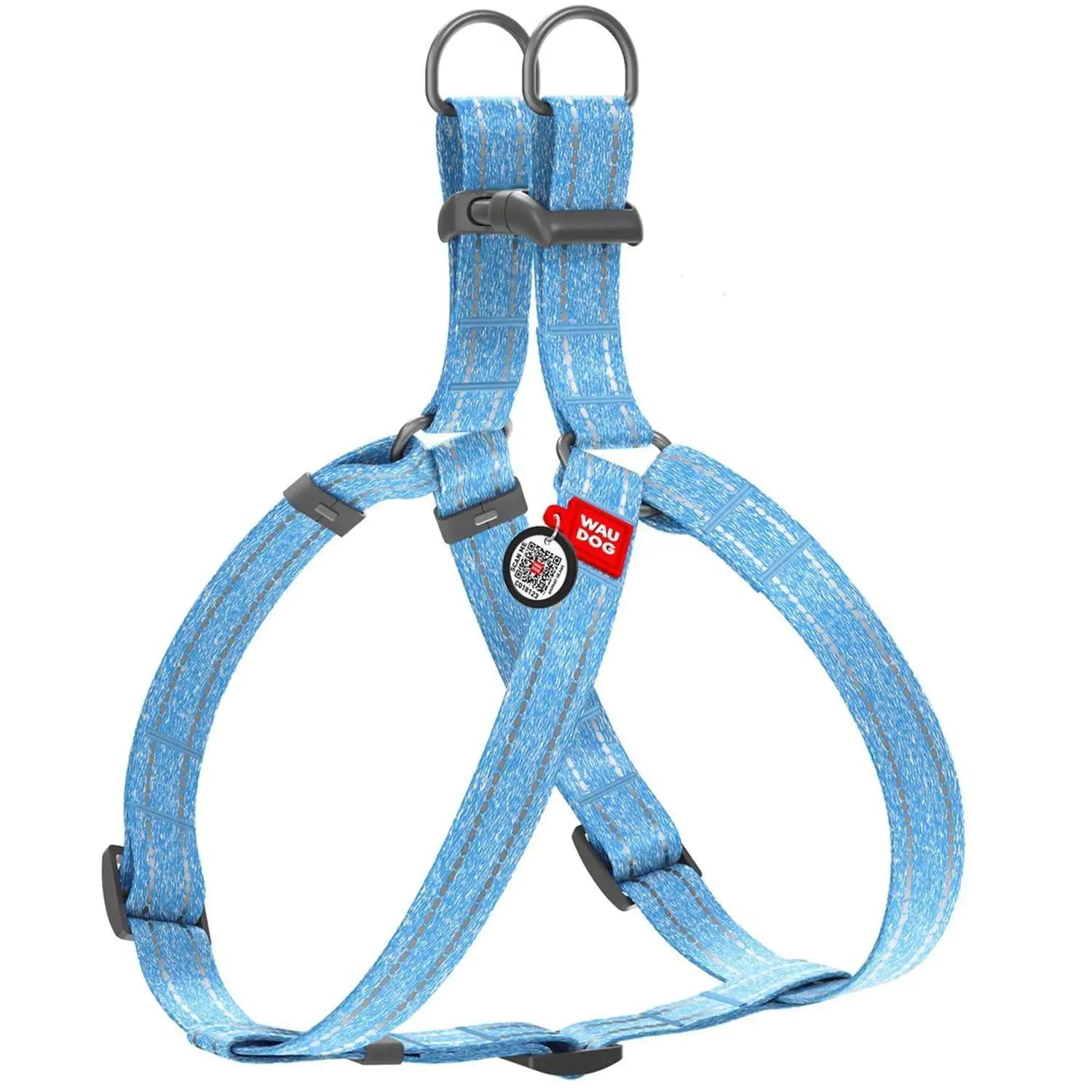 Blue Cotton Dog Harness Eco Friendly Dog Harness for Small Dogs S Size - Johnbob's