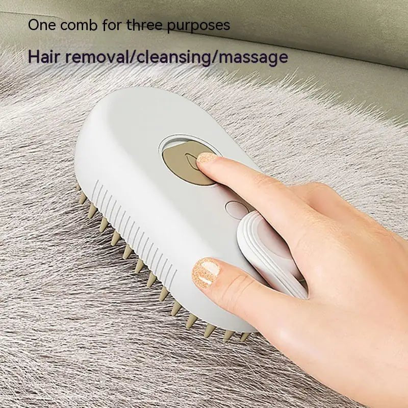 Cat Steam Brush 3 In 1 Electric Spray Cat Hair Brushes Massage Pet Grooming Hair Removal Combs Pet Products -Johnbob's