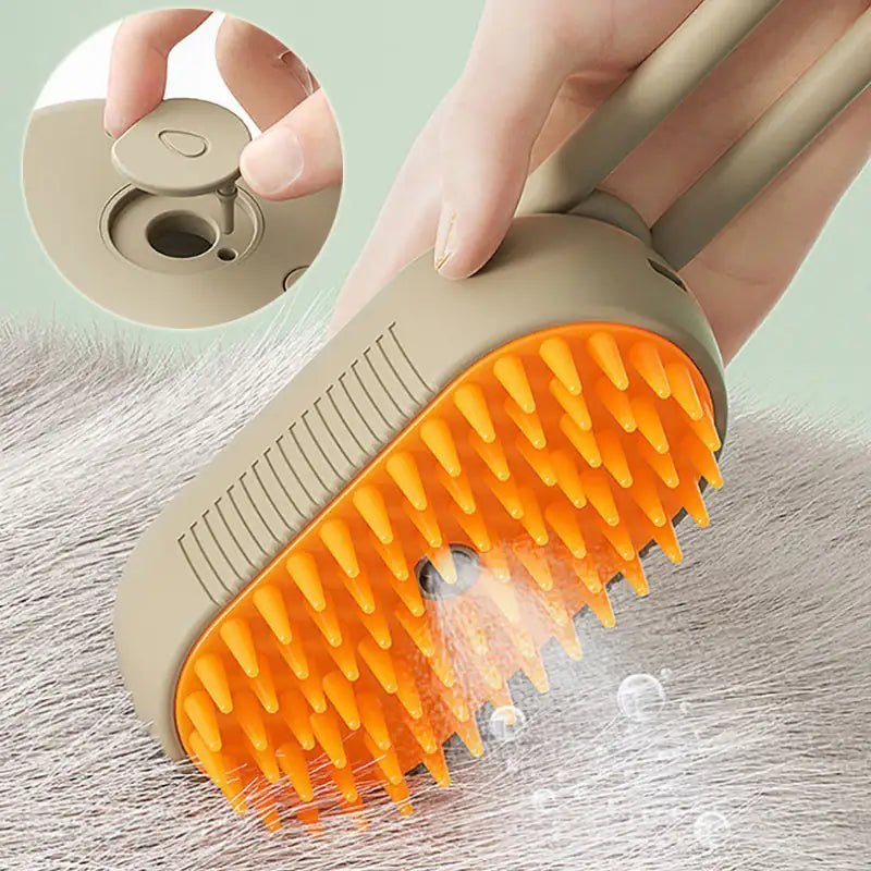 Cat Steam Brush 3 In 1 Electric Spray Cat Hair Brushes Massage Pet Grooming Hair Removal Combs Pet Products -Johnbob's