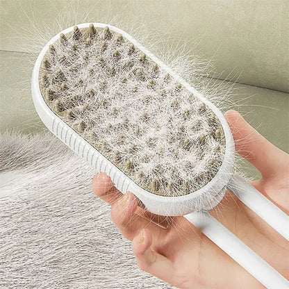 Cat Steam Brush 3 In 1 Electric Spray Cat Hair Brushes Massage Pet Grooming Hair Removal Combs Pet Products -Johnbob's