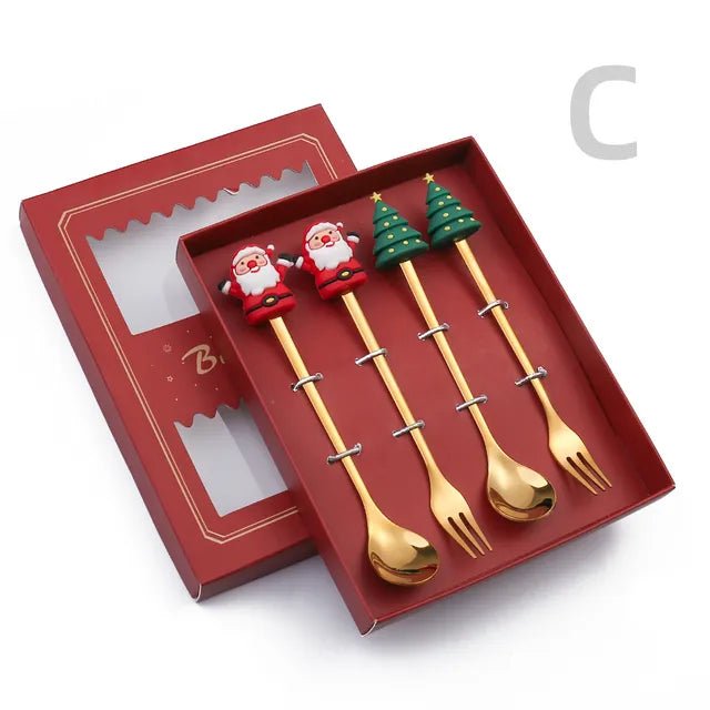 Christmas Cutlery Set - Johnbob's General Store, LLC