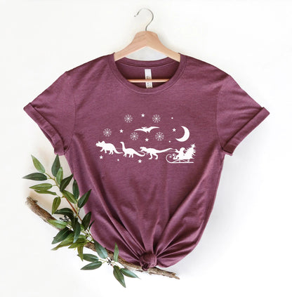 Christmas Dinosaur Shirt, Christmas Outfit - Johnbob's General Store, LLC