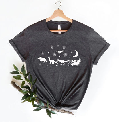 Christmas Dinosaur Shirt, Christmas Outfit - Johnbob's General Store, LLC