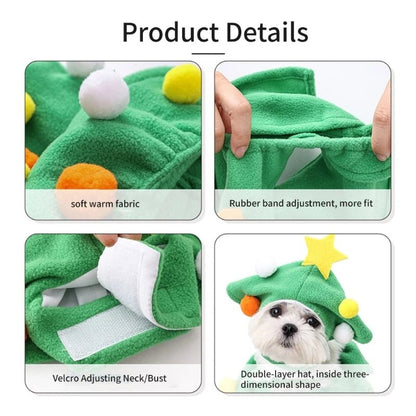 Christmas Pet Costume For Cat Dogs - Johnbob's General Store, LLC