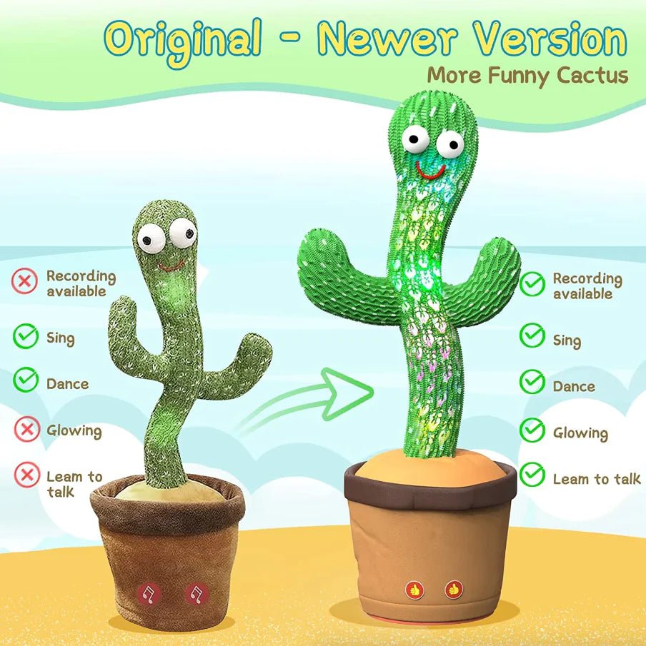 Dancing Cactus Plush Toy Doll Electronic Recording - Johnbob's General Store, LLC