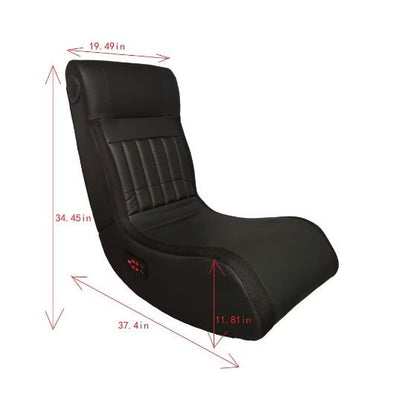 Foldable Gaming Chair With Onboard Speakers, LED Strips, Bluetooth Music Speakers - Johnbob's General Store, LLC