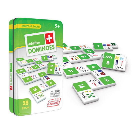 Junior Learning ADDITION Dominoes Game (JL 481) - Johnbob's General Store