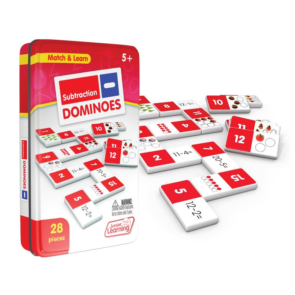 Junior Learning Subtraction Dominoes Math Game (JL 482) - Johnbob's General Store