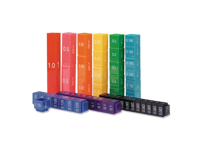 Learning Resources Fraction Tower Cubes - Equivalency Set (LER 2509) - Johnbob's General Store