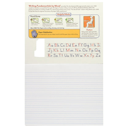 Mead® Learn to Write Advanced Writing Tablet, 40ct, Grades 2 - 3 (48021) - Johnbob's General Store