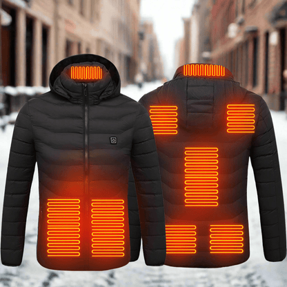 New Heated Jacket Coat USB Electric Jacket Cotton Heater Thermal Clothing Heating Vest - Johnbob's General Store, LLC