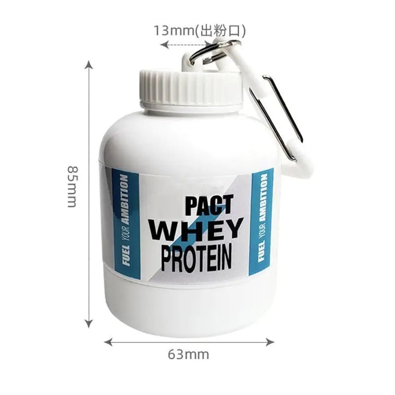 Protein Powder Container Organizer Keychain - Johnbob's General Store