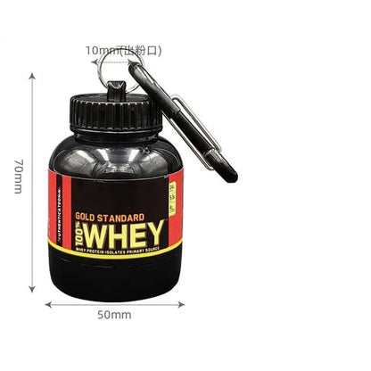 Protein Powder Container Organizer Keychain - Johnbob's General Store