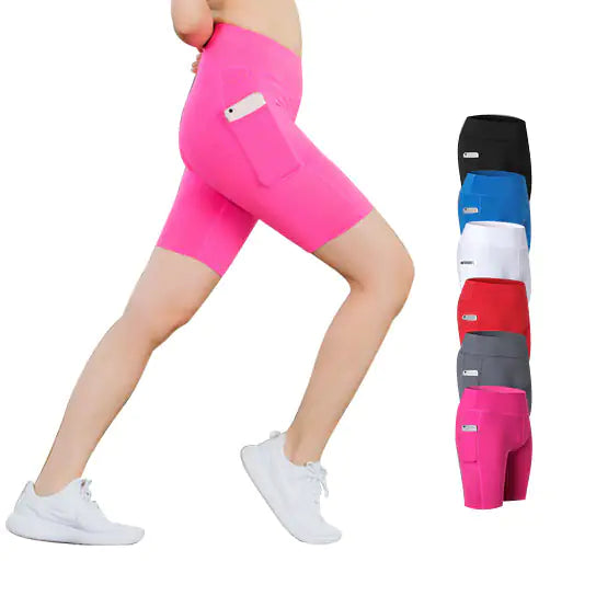 All Seasons Yoga Shorts Stretchable With Phone Pocket - Johnbob's