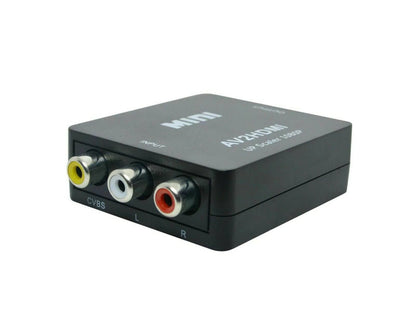 RCA to HDMI Converter Adapter AV 1080P For TV Audio Video Composite CVBS AV2HDMI - Johnbob's General Store, LLC