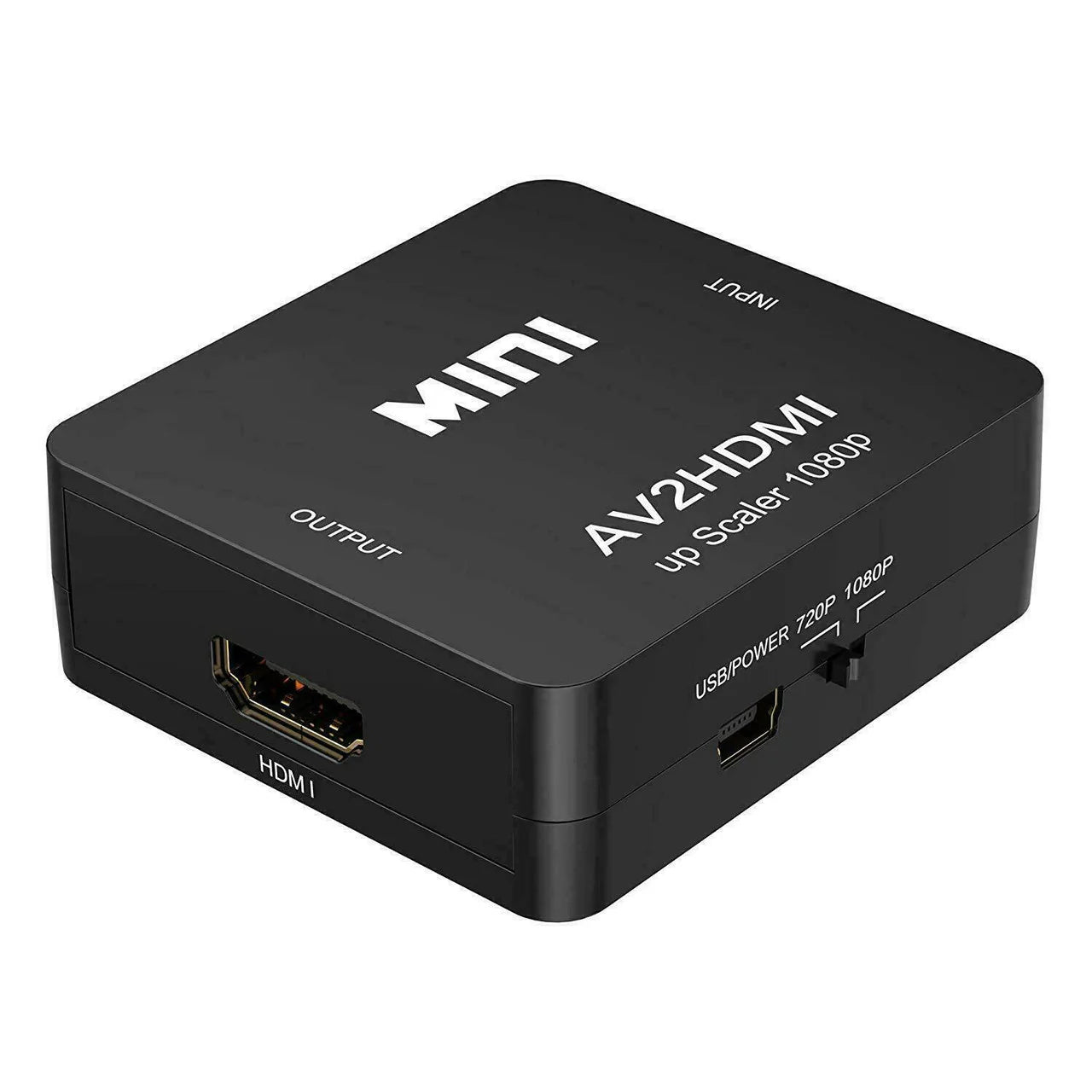 RCA to HDMI Converter Adapter AV 1080P For TV Audio Video Composite CVBS AV2HDMI - Johnbob's General Store, LLC