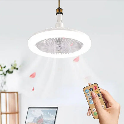 Remote - Controlled Ceiling Lamp Fan - Johnbob's General Store, LLC