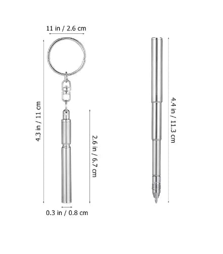 Retractable Pen Shape Keychain - Johnbob's General Store