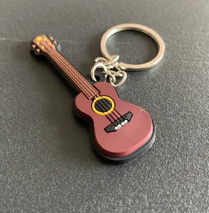 Silicone Guitar Keychain Pendan - Johnbob's General Store