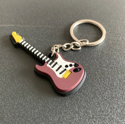 Silicone Guitar Keychain Pendan - Johnbob's General Store