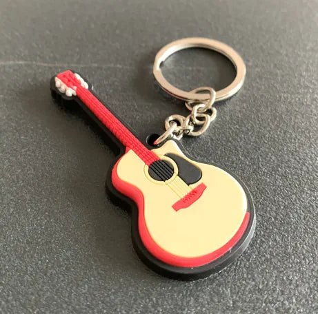 Silicone Guitar Keychain Pendan - Johnbob's General Store