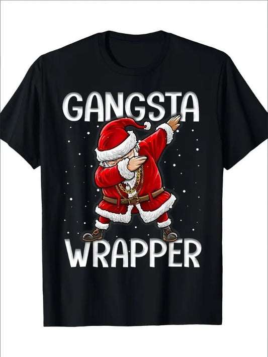 Street - style Rap Santa Comedy Dance T-shirt Men's T-shirt - Johnbob's General Store, LLC