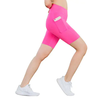 All Seasons Yoga Shorts Stretchable With Phone Pocket - Johnbob's