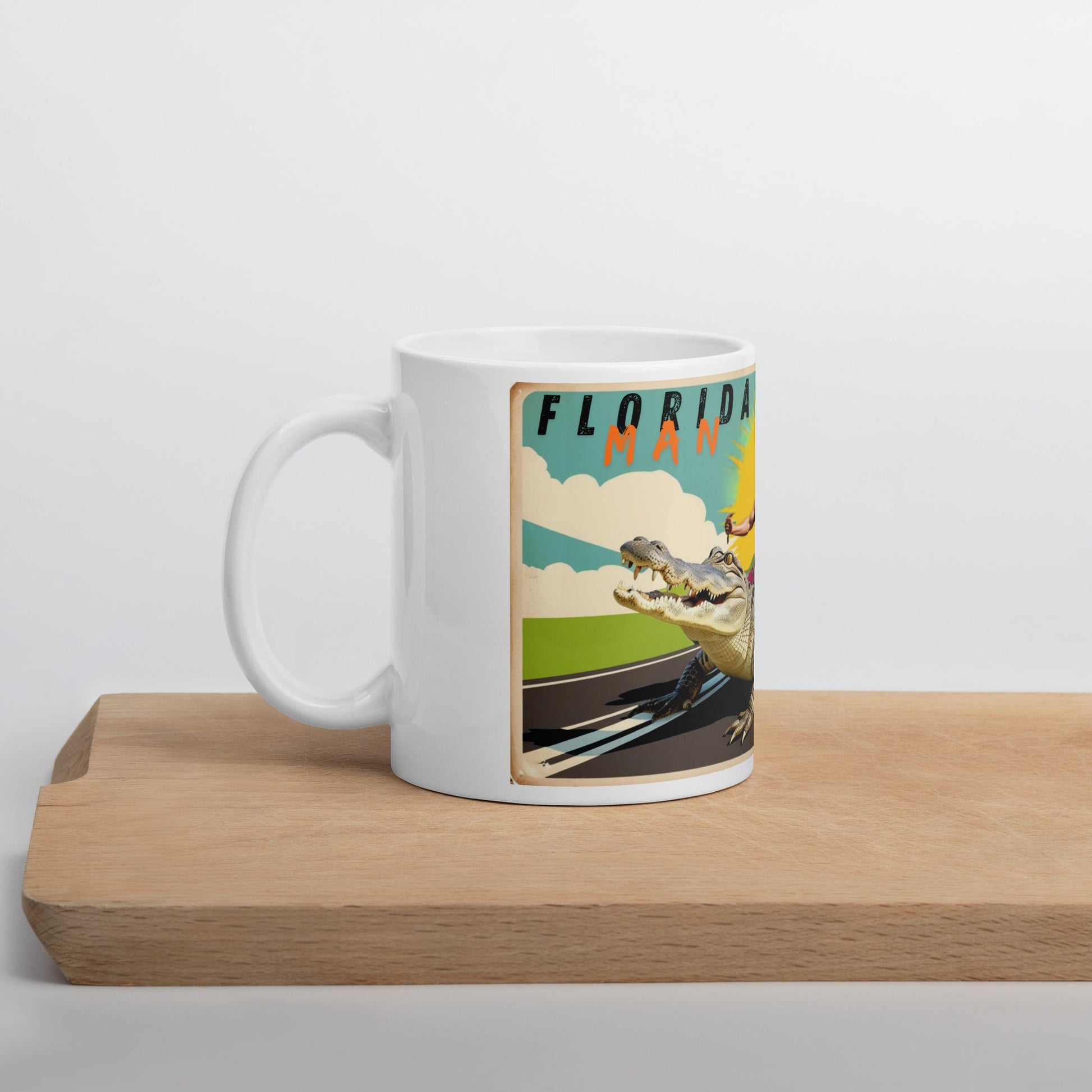 White glossy mug - Johnbob's General Store